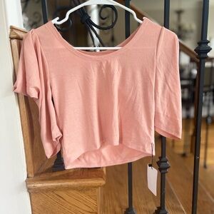 Peach Women's Top